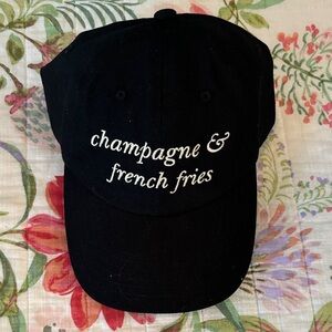NWT Champagne & French Fries hat